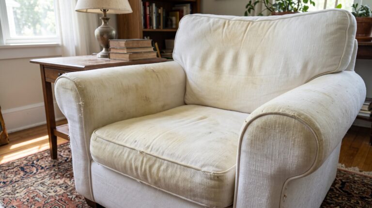 white upholstery that has yellowed 202608200602