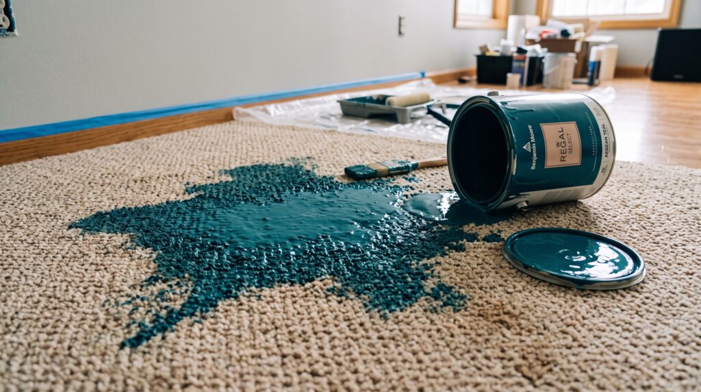 wall paint spills on carpet 202608200409